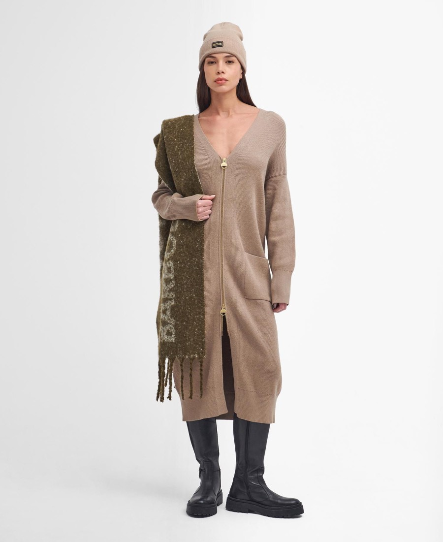 vestido midi de malha mondale