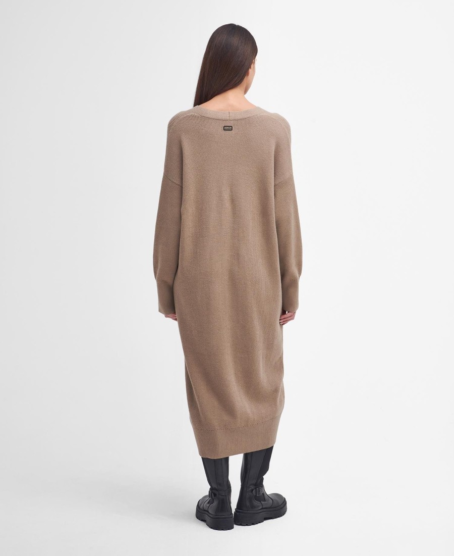 vestido midi de malha mondale