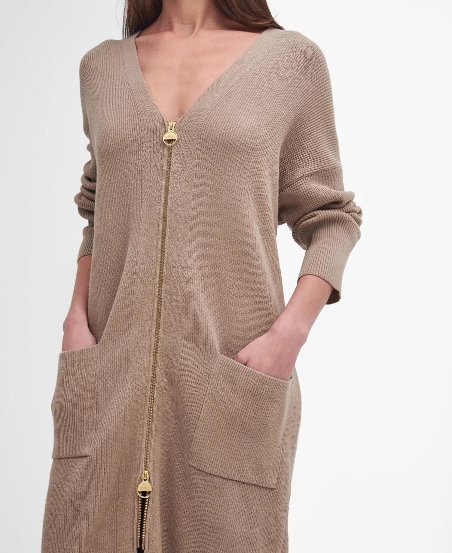vestido midi de malha mondale