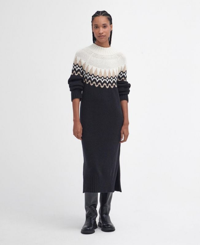 vestido midi de malha kingsford