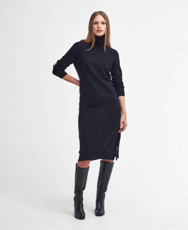 vestido midi de malha pendle