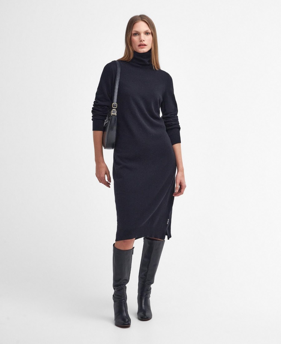 vestido midi de malha pendle