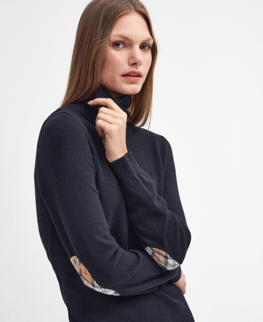 vestido midi de malha pendle
