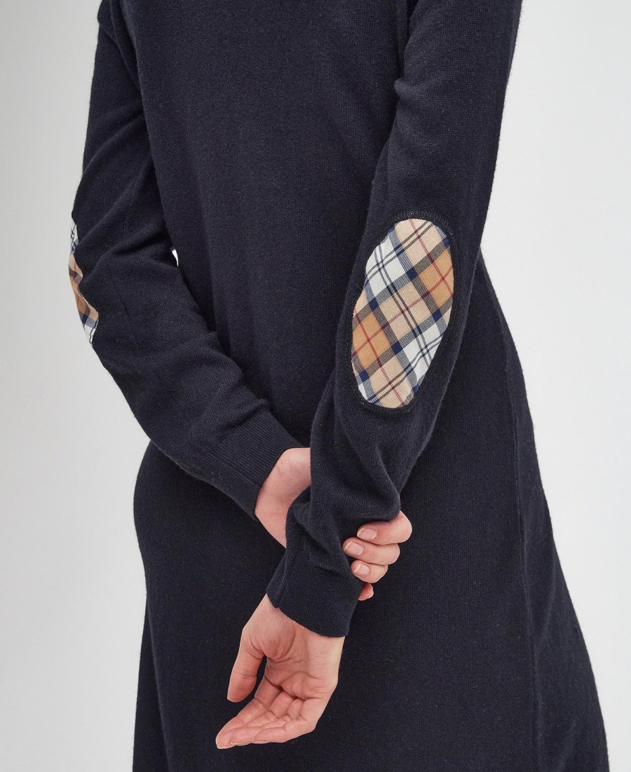 vestido midi de malha pendle