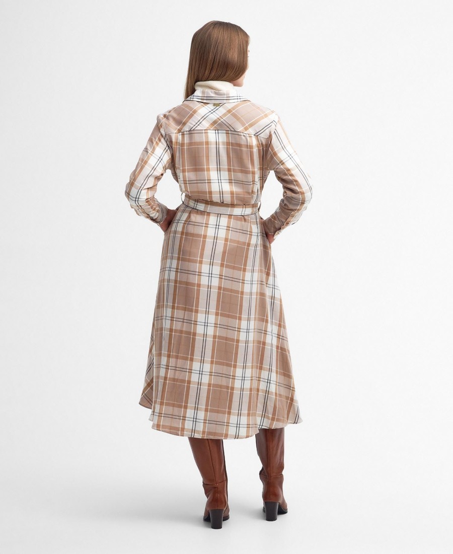 vestido midi xadrez marianne