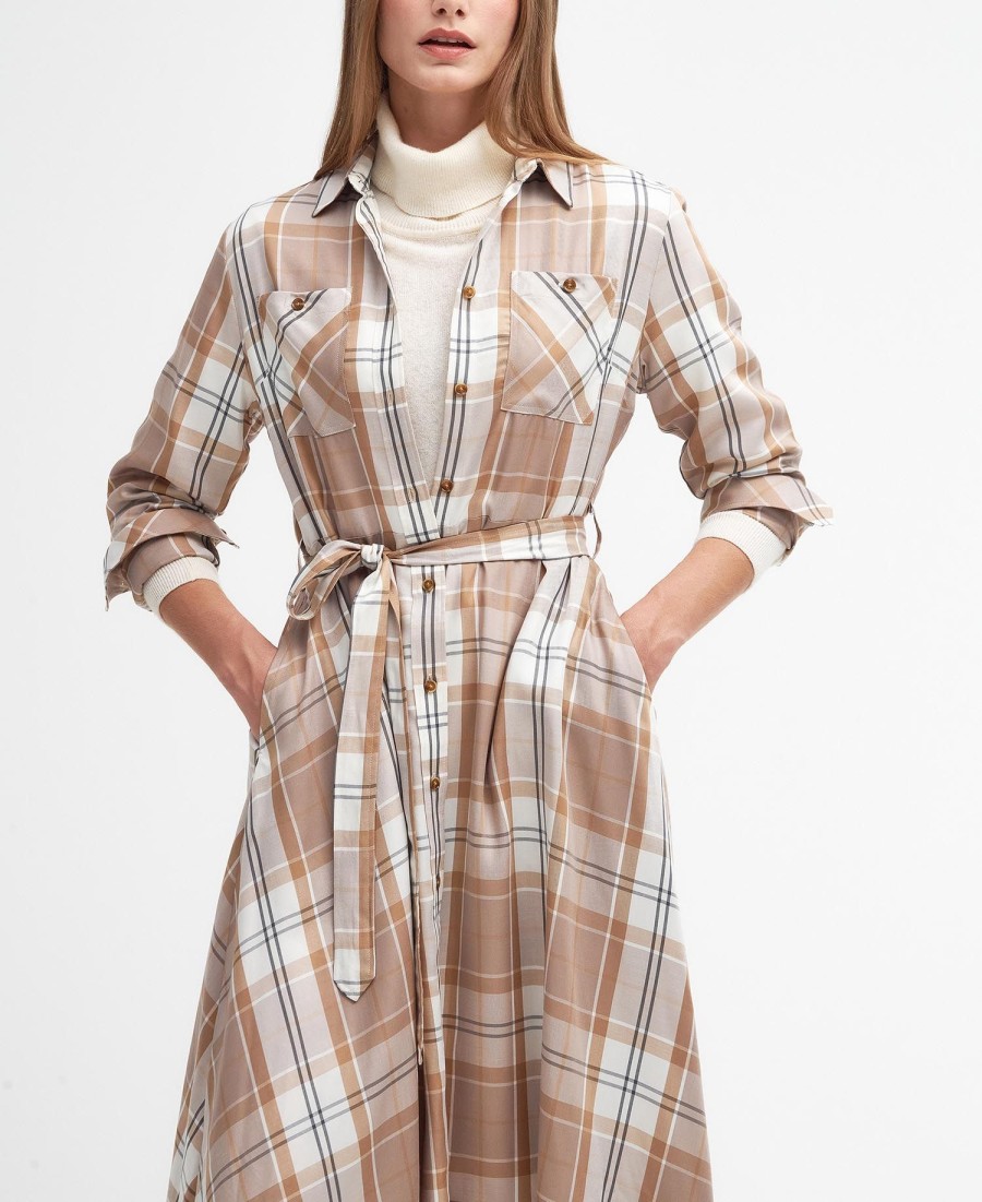 vestido midi xadrez marianne