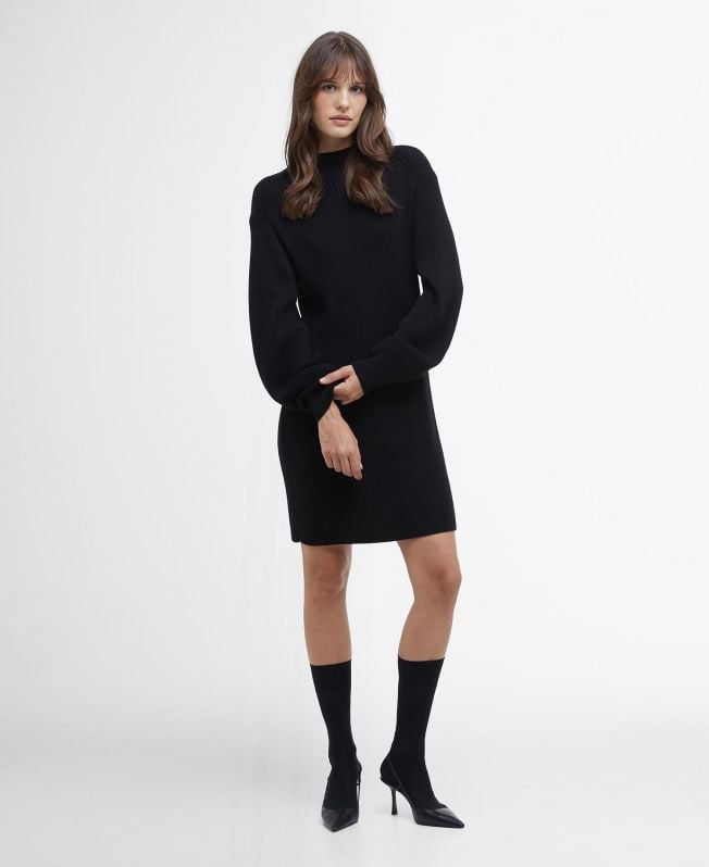 vestido curto de malha franchesca