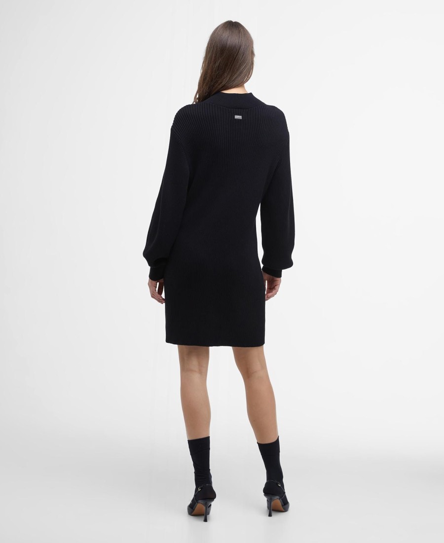 vestido curto de malha franchesca