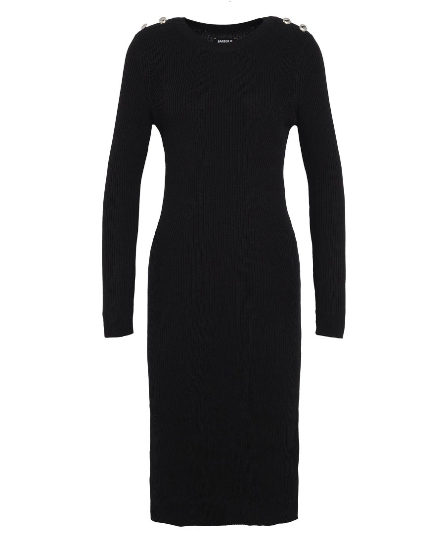 vestido midi de malha peyton