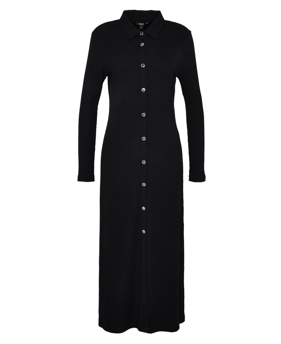 vestido midi de malha della