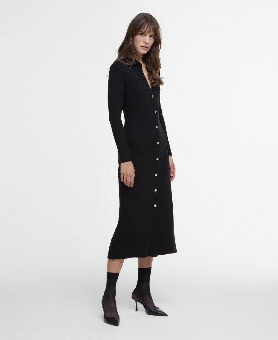 vestido midi de malha della
