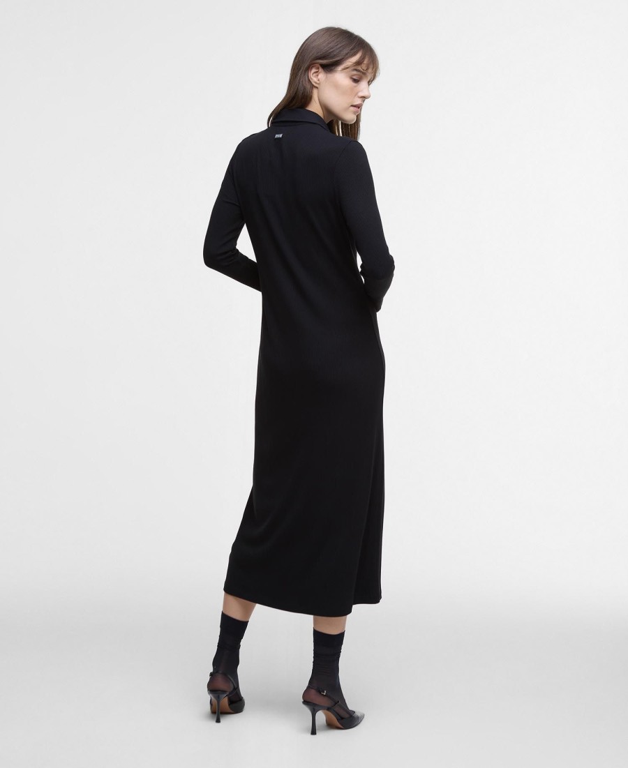 vestido midi de malha della