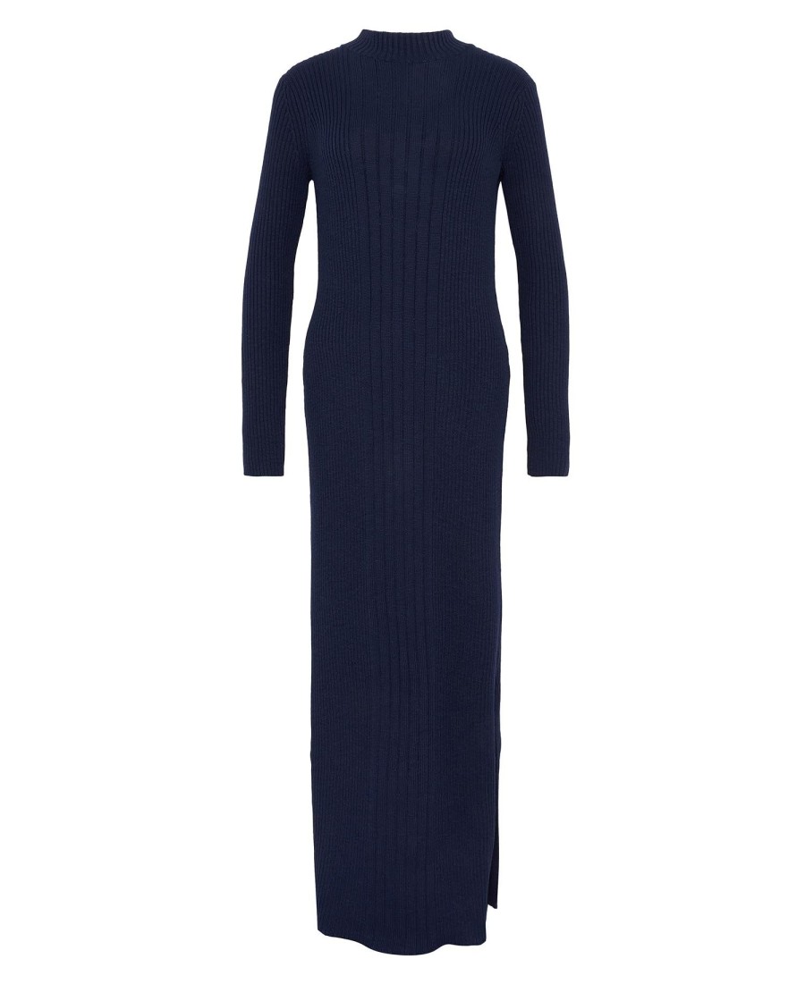 vestido longo de malha ingrid