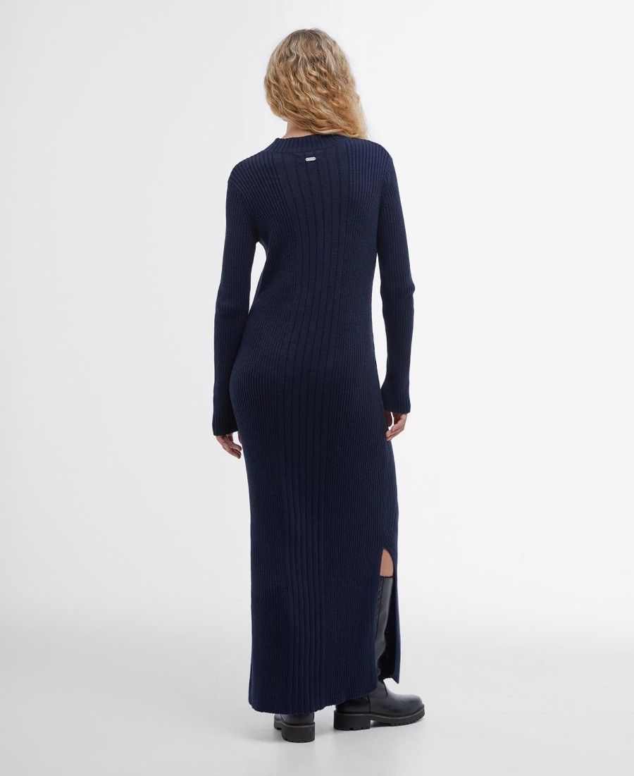 vestido longo de malha ingrid