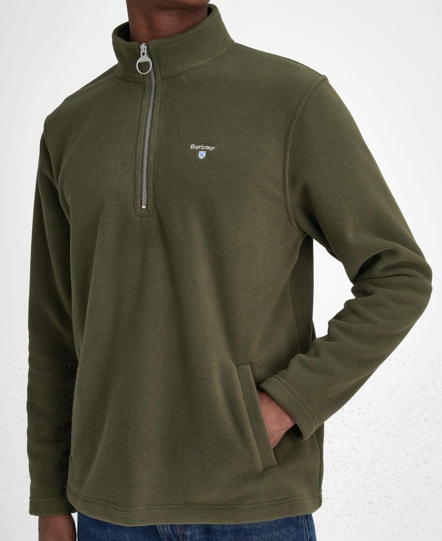 fleece essentials meio zíper