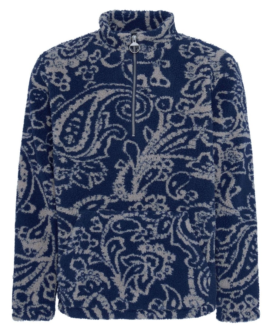 fleece fergus com meio zíper