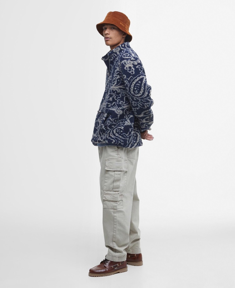 fleece fergus com meio zíper