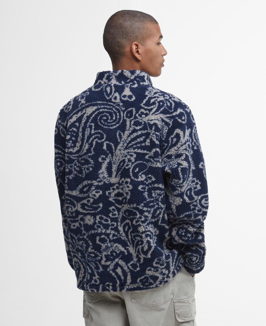 fleece fergus com meio zíper