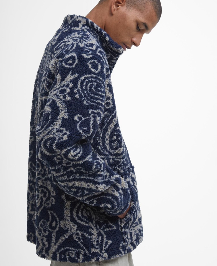 fleece fergus com meio zíper