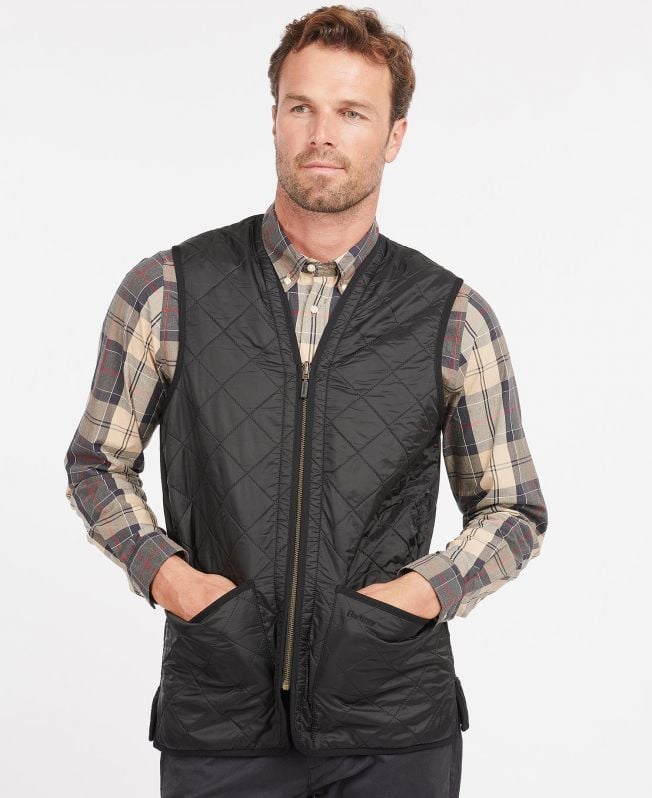 forro polarquilt com zíper