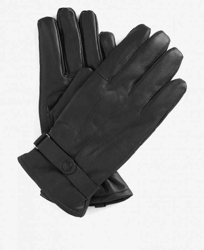 luvas de couro polido com isolamento thinsulate