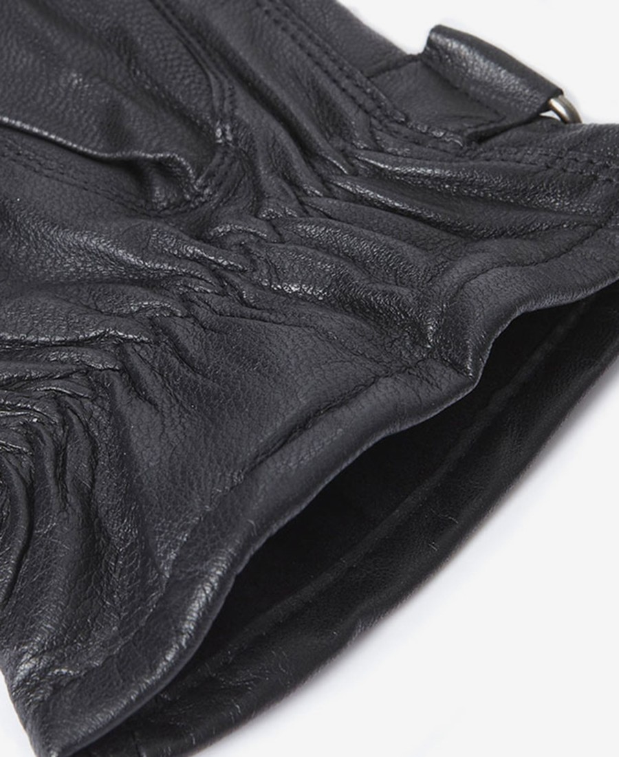 luvas de couro polido com isolamento thinsulate
