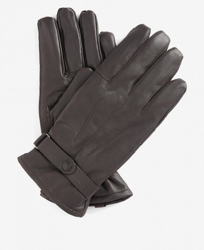 luvas de couro polido com isolamento thinsulate