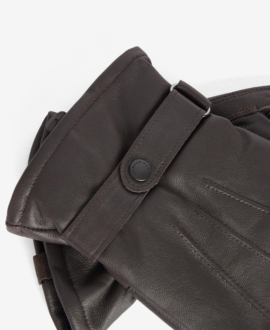 luvas de couro polido com isolamento thinsulate