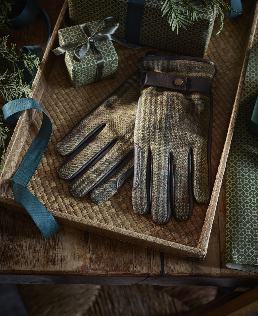 luvas impermeáveis deveron tweed