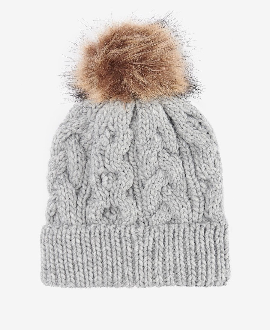 gorro penshaw de malha trançada