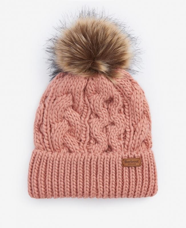 gorro penshaw de malha trançada