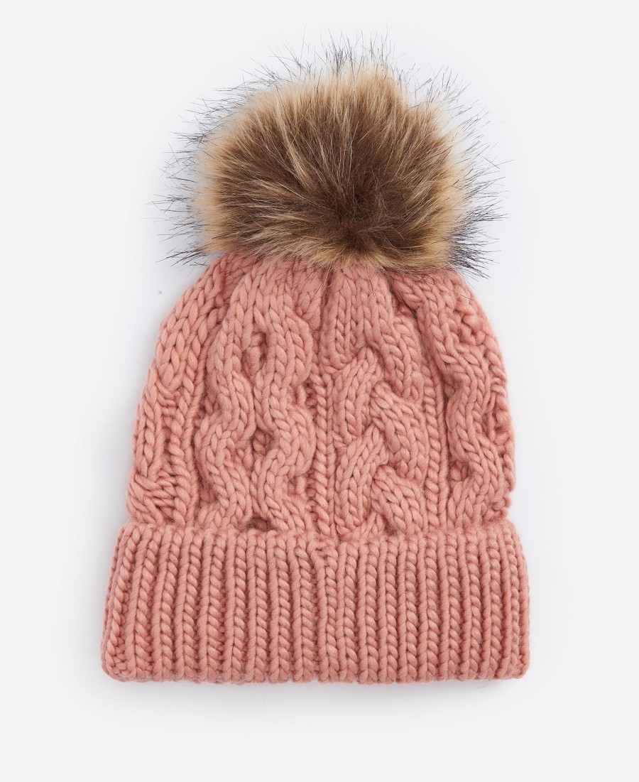 gorro penshaw de malha trançada