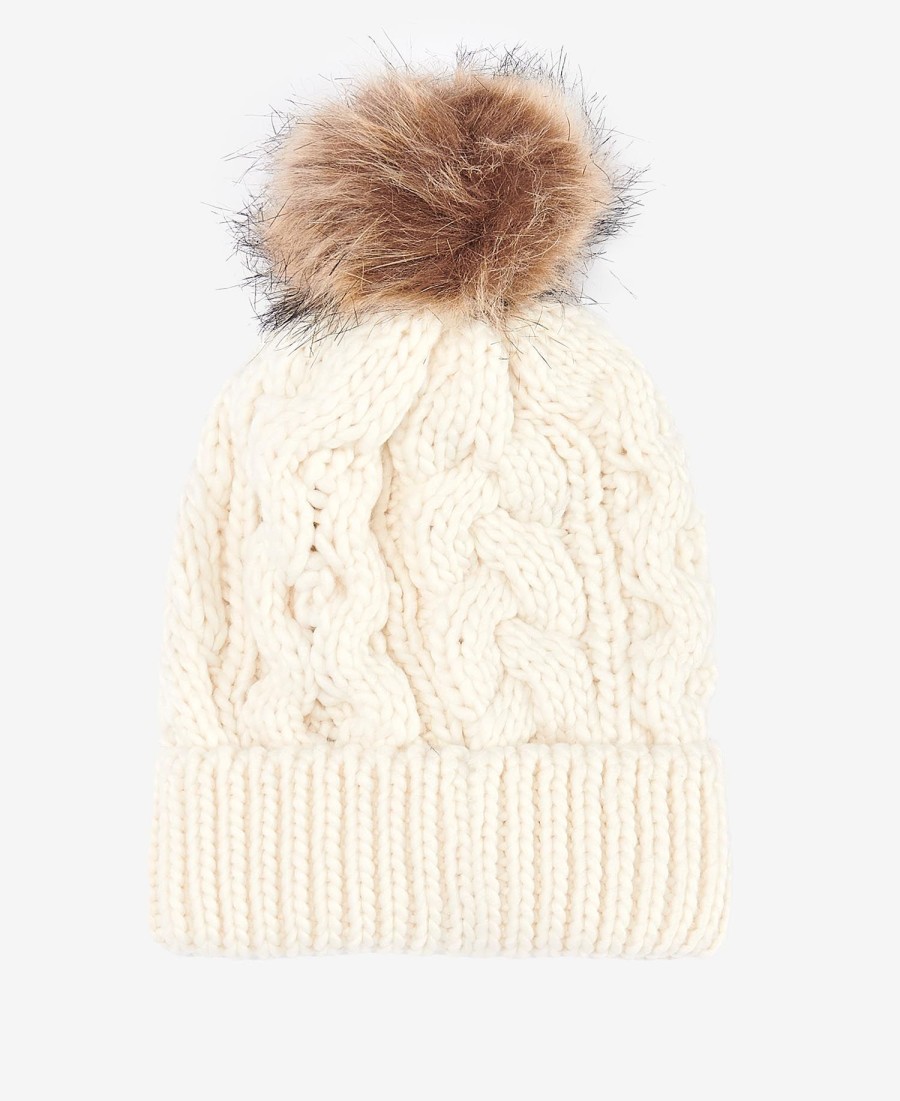 gorro penshaw de malha trançada