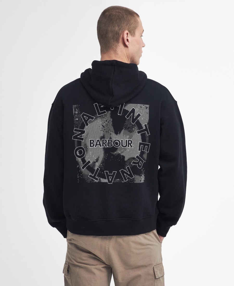 moletom oversized com estampa de mapa