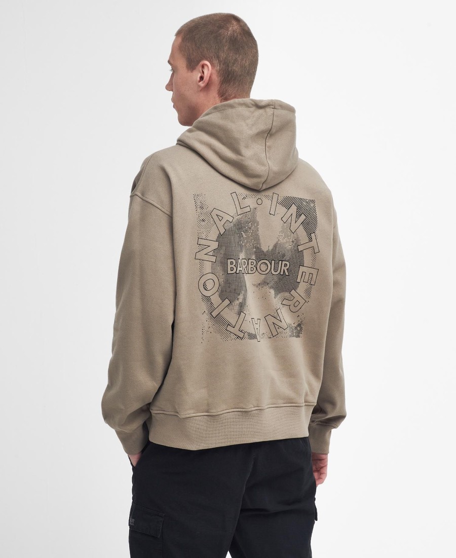 moletom oversized com estampa de mapa
