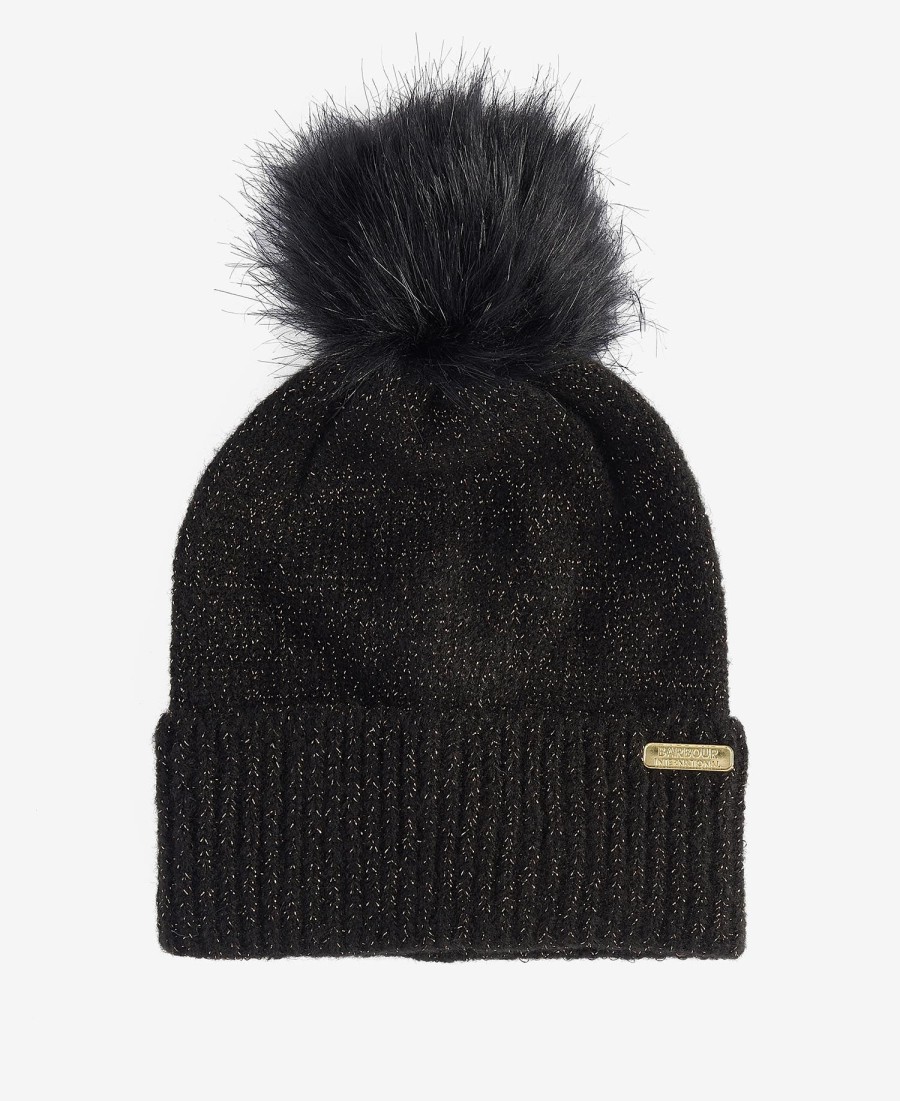 conjunto de presente com gorro e cachecol brilhantes