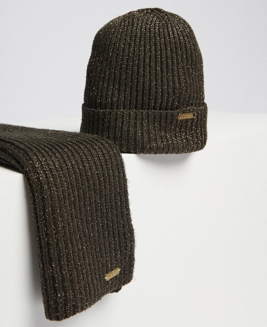 conjunto de presente com gorro e cachecol estoril