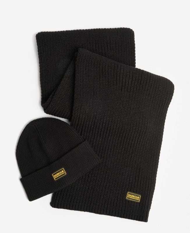 conjunto de presente com gorro e cachecol sweeper legacy