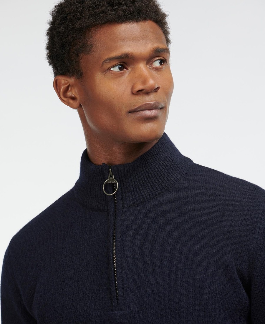 suéter barbour holden com meio zíper