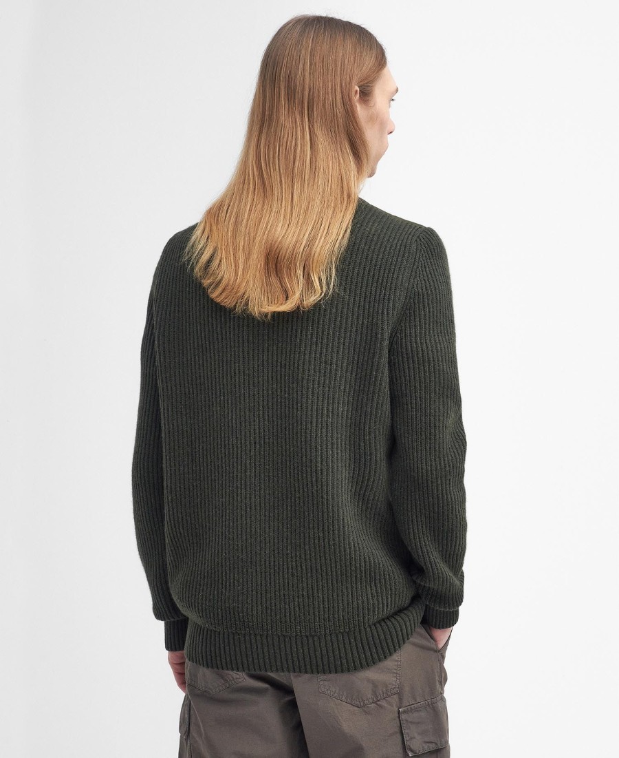 suéter meio zíper barbour x baracuta miller