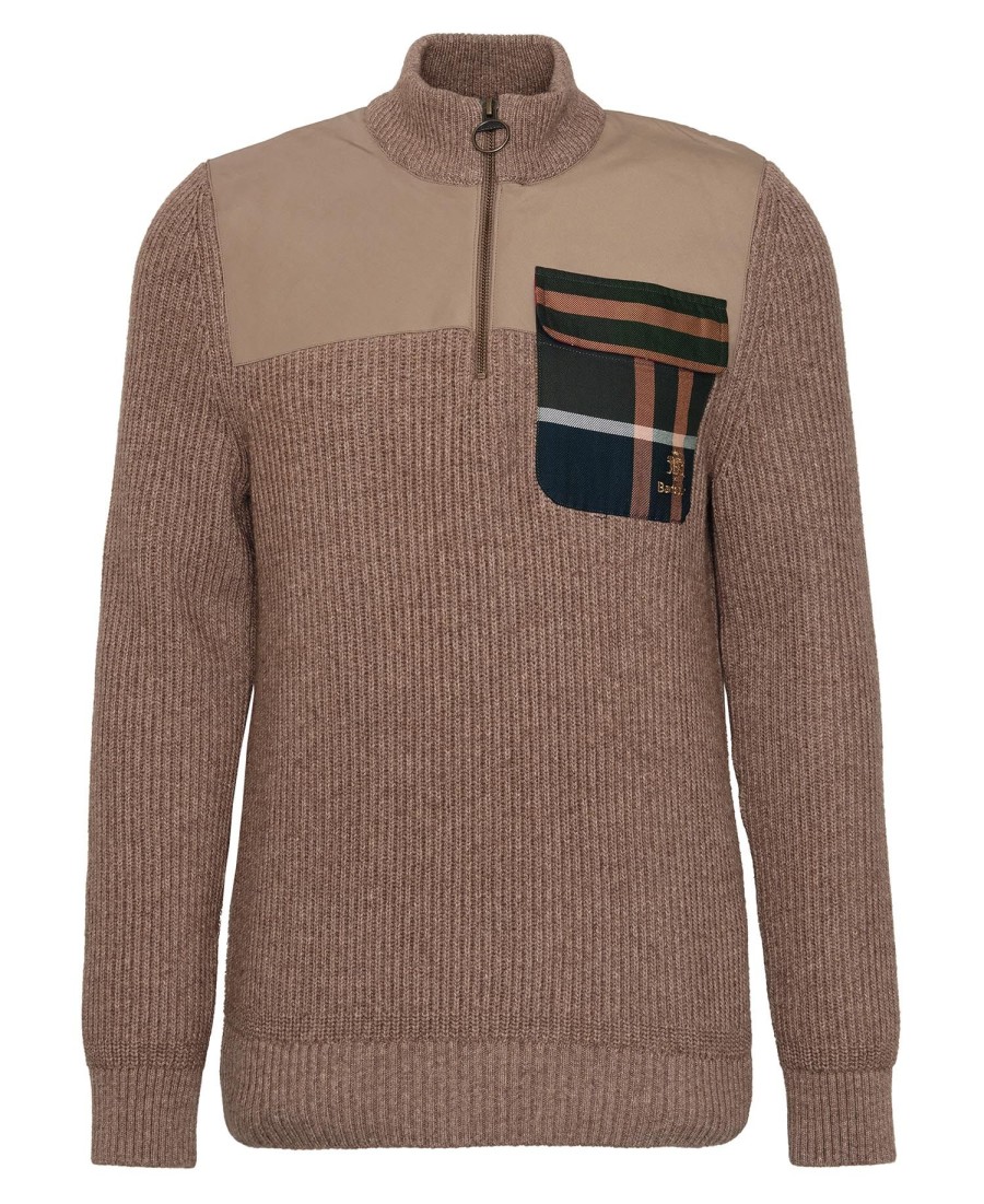 suéter meio zíper barbour x baracuta miller