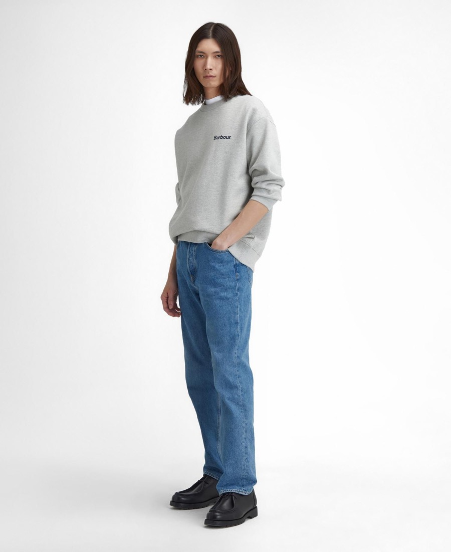 suéter nicholas oversized com gola redonda escovada