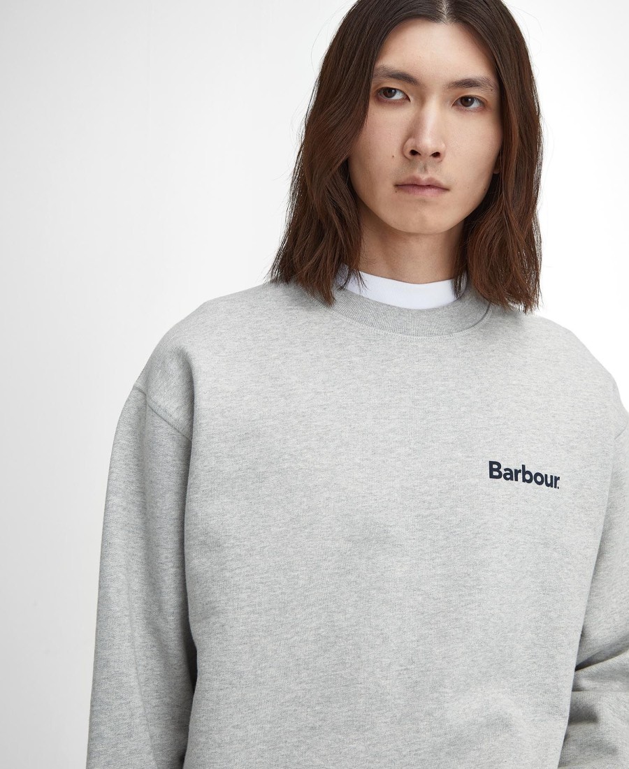 suéter nicholas oversized com gola redonda escovada
