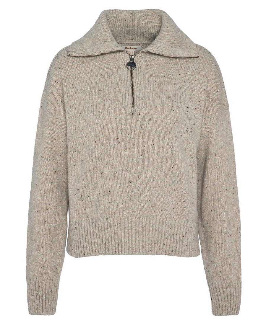 suéter lavensdale com meio zíper