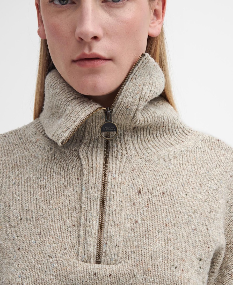 suéter lavensdale com meio zíper