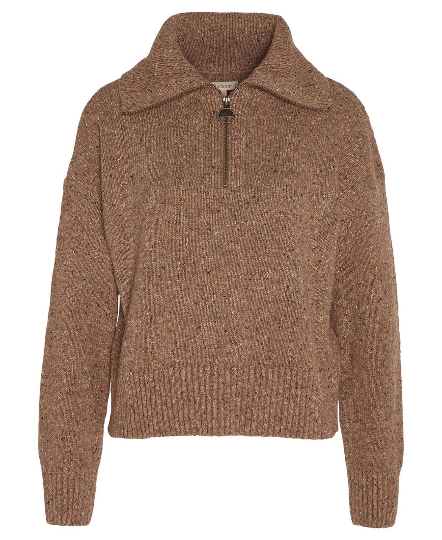 suéter lavensdale com meio zíper