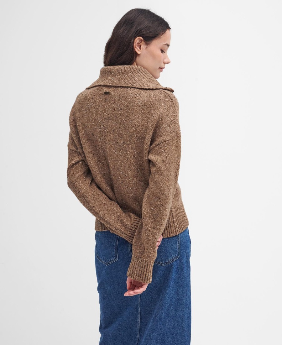 suéter lavensdale com meio zíper