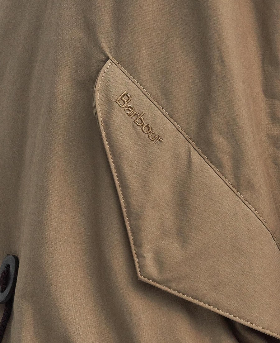 jaqueta barbour x baracuta mods casual parka