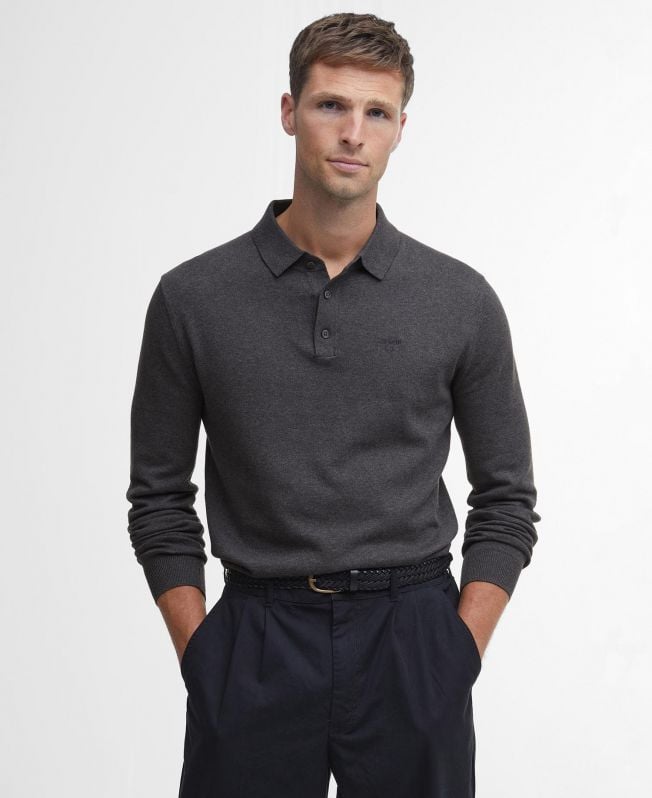 camisa polo de malha bassington