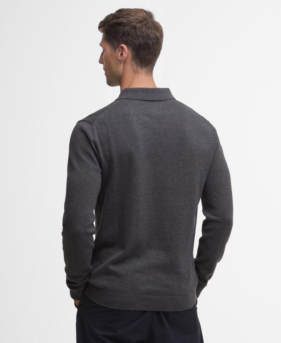 camisa polo de malha bassington